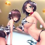 Oppai Cafe. My mother, my sister and Me  - Hentai Game